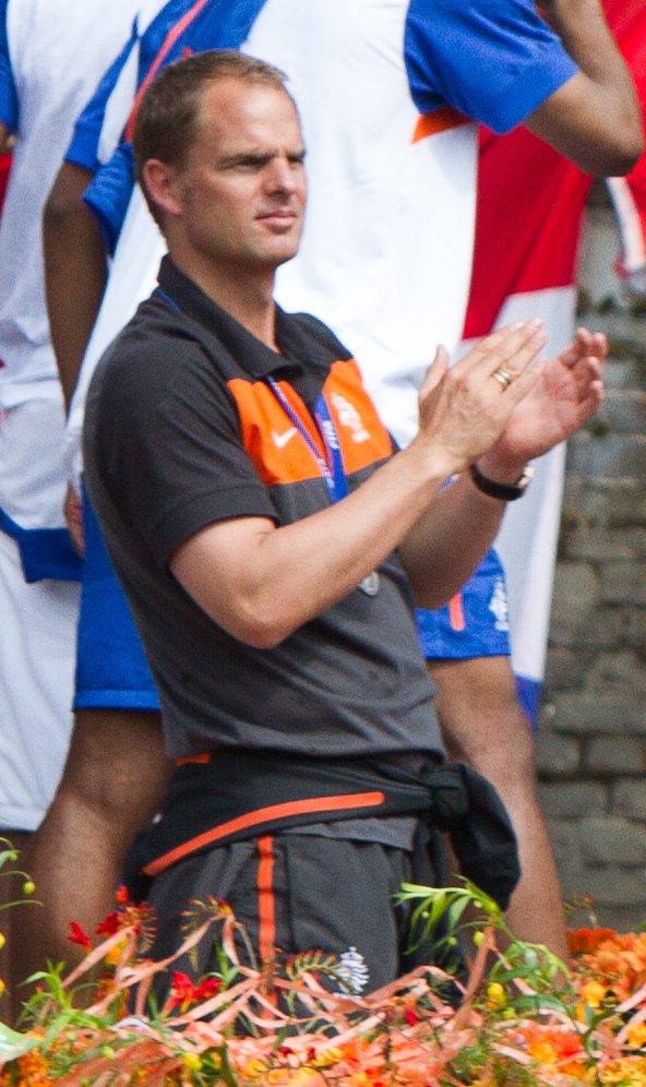 Frank de Boer langs de lijn
