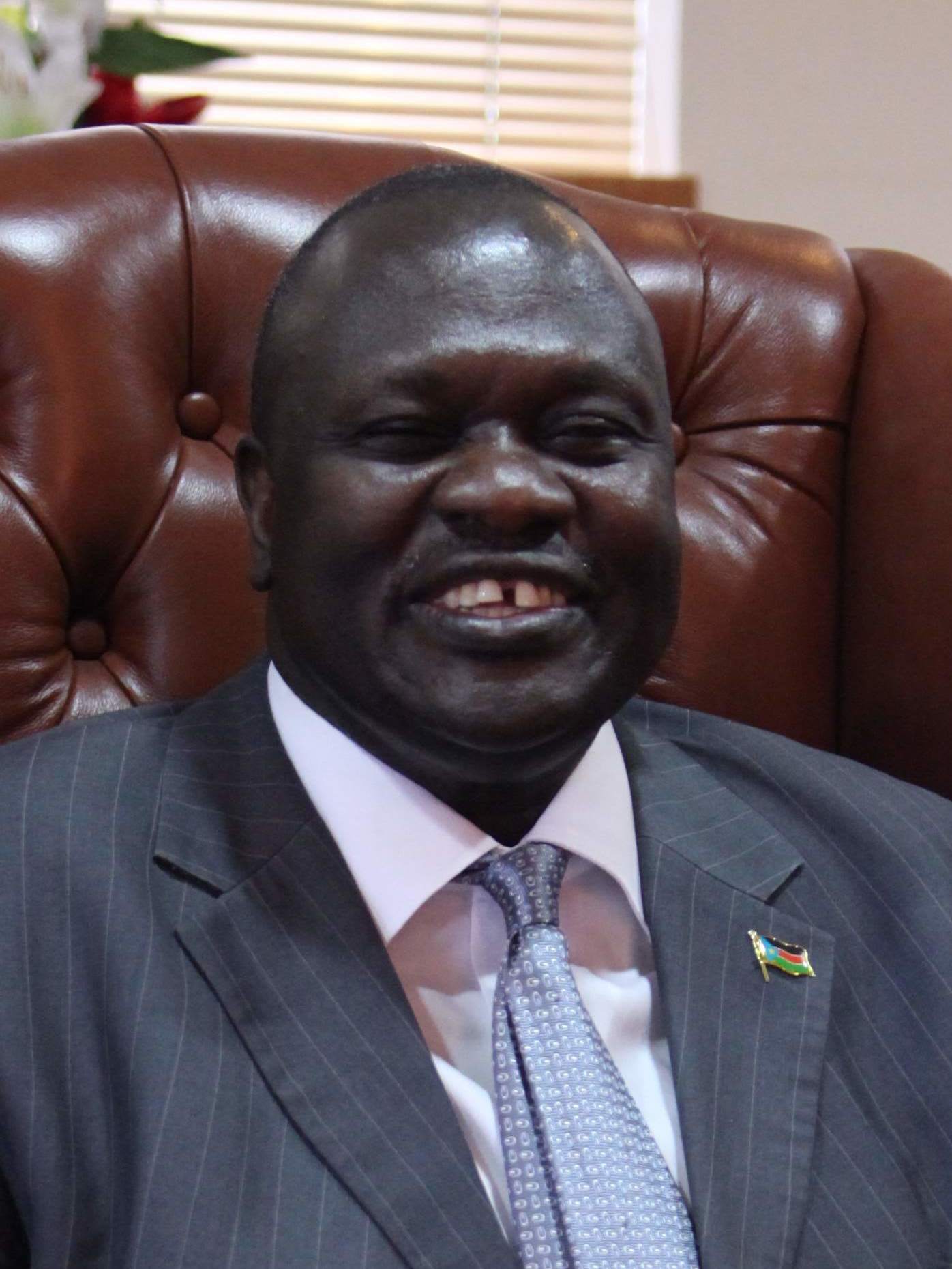 Riek Machar, oppositieleider en voormalig vicepresident van Zuid-Sudan