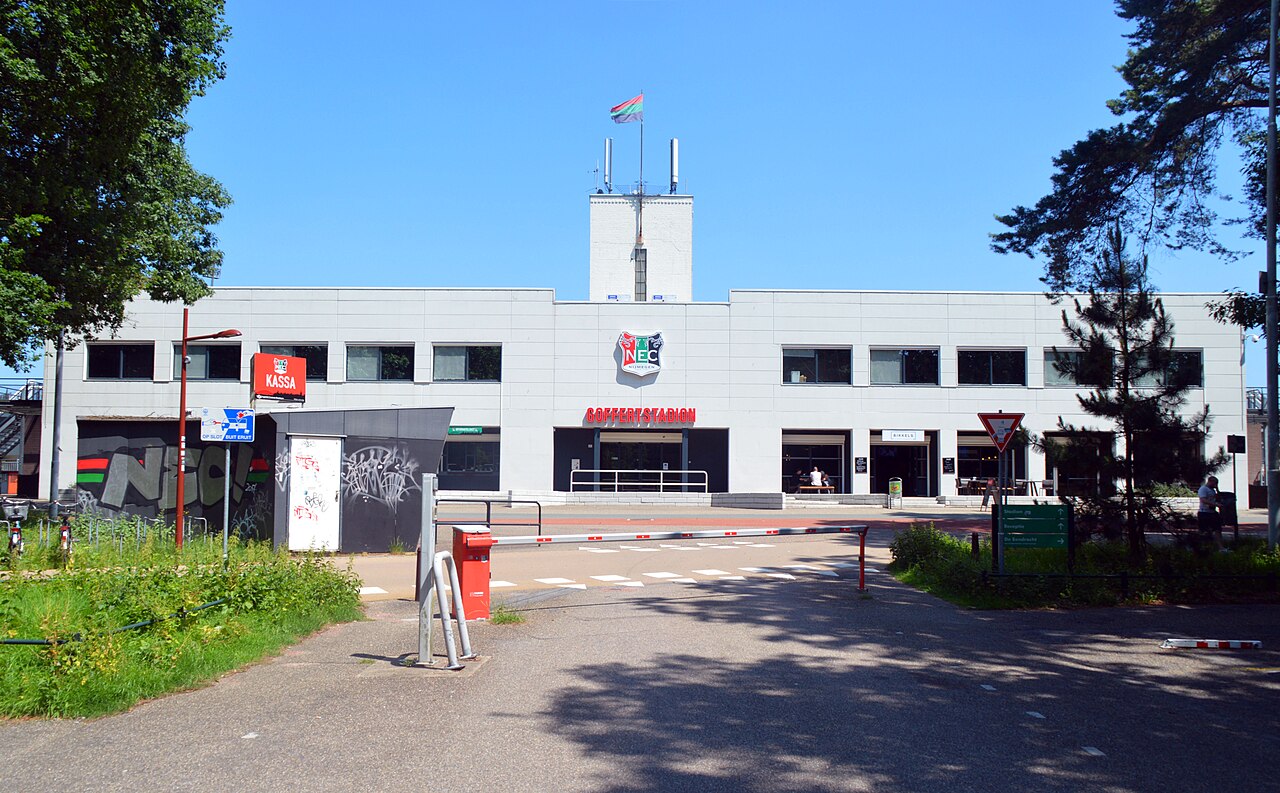 Het Goffertstadion van NEC in Nijmegen